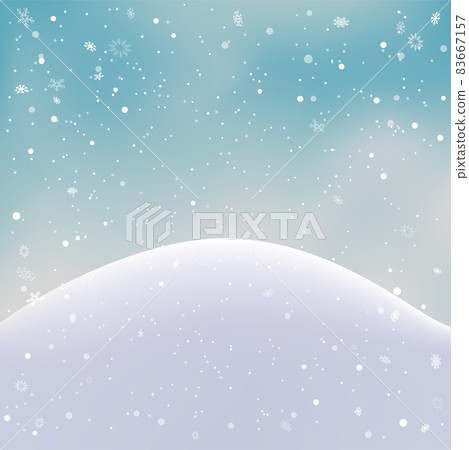 Christmas template winter hill and snowfall Christmas template winter hill and snowfall 83667157