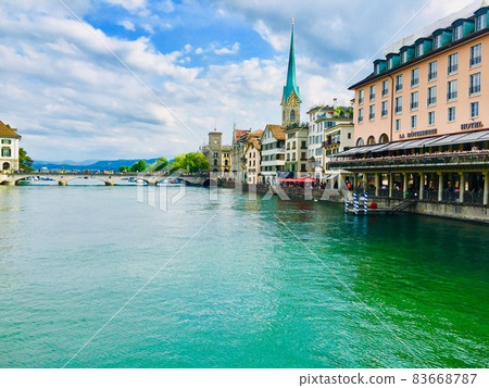 Beautiful cityscape of Switzerland Beautiful cityscape of Switzerland 83668787