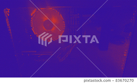 Glowing element of music album, digital music, space disk, fluid circle vector illustration 83670270