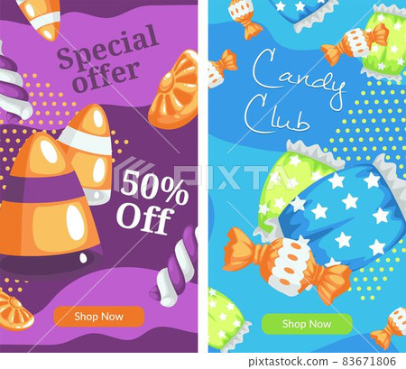 Special offer and candy club, shop or store web Special offer and candy club, shop or store web 83671806