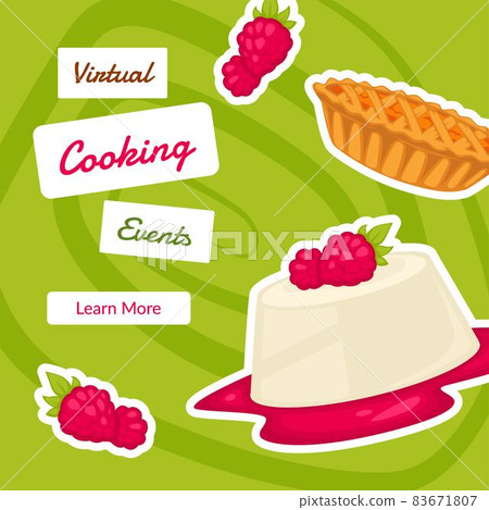 Virtual cooking events learn more, make desserts 83671807