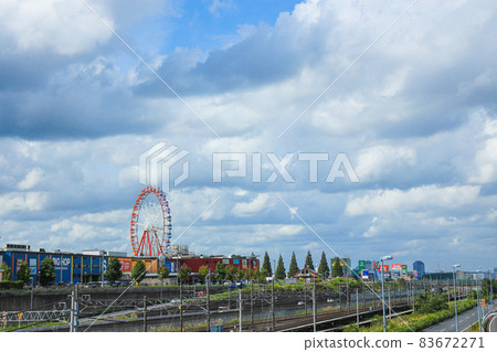 [Inzai City, Chiba Prefecture] Scenery around Kita Chiba Road and Inzai Makinohara Station 83672271