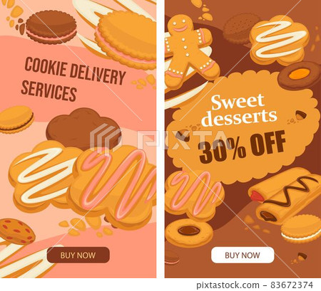 Sweet desserts, online delivery services for food 83672374