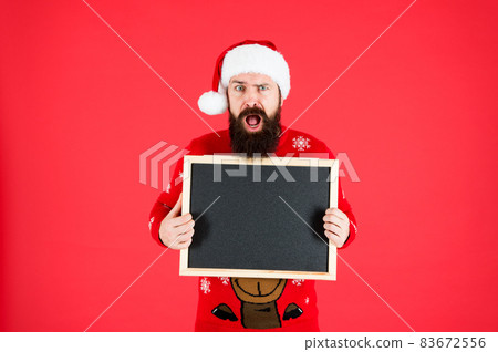 Learn beard grooming and belly laughs. Bearded man 83672556