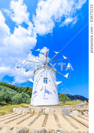 Greece Windmill Kagawa Prefecture Shozushima 83673233