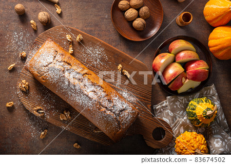 Homemade pumpkin bread Homemade pumpkin bread 83674502