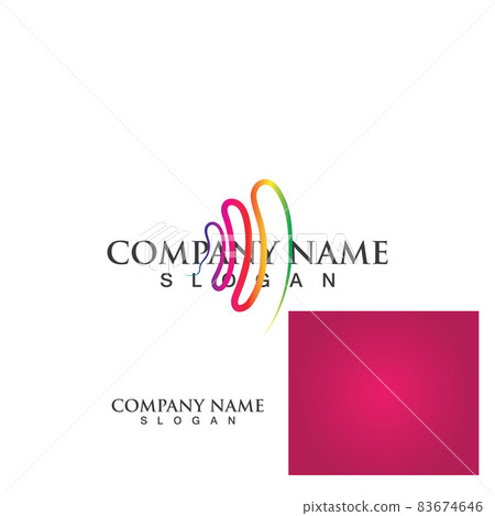 Sound waves vector illustration 83674646