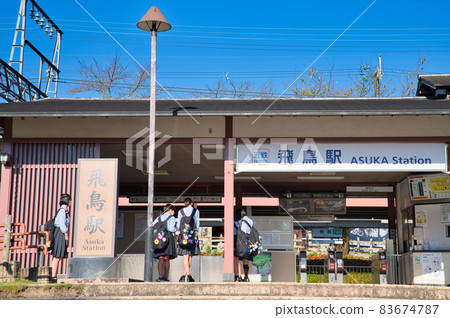 [Nara Prefecture] October, Asuka station square school attendance 83674787