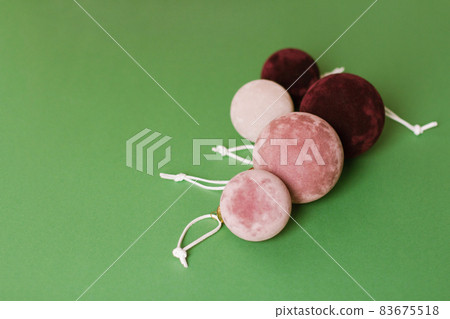 Christmas velvet balls 83675518