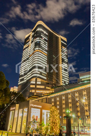 Hibiya Tokyo city night view 83676423