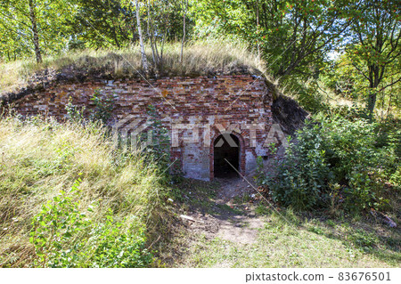 Consumable powder magazine. Trongzund fortress. Vysotsk. Leningrad region. Russia Consumable powder magazine. Trongzund fortress. Vysotsk. Leningrad region. Russia 83676501