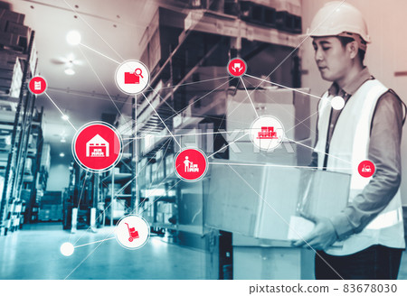 Smart warehouse management system with innovative internet of things technology Smart warehouse management system with innovative internet of things technology 83678030
