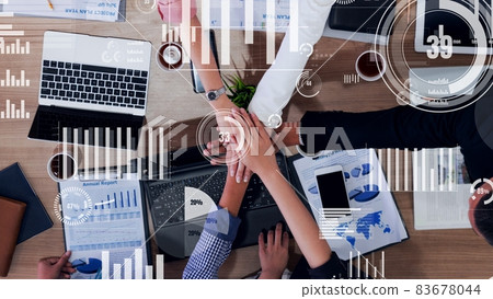 Conceptual vision of business people in the corporate staff meeting 83678044