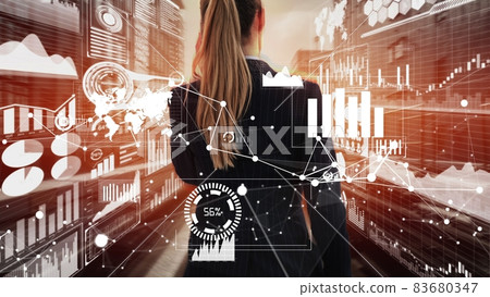 Big Data Technology for Business Finance conceptual . 83680347