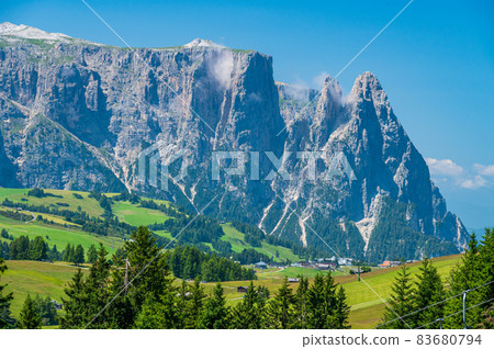 Sciliar from Seiser Alm Sciliar from Seiser Alm 83680794