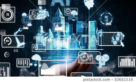 AI Learning and Artificial Intelligence conceptual . 83681519