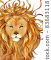 Manga style lion 83683118