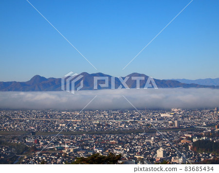 Iwayama Observatory in the early morning 83685434