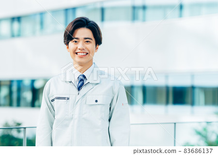 Male young worker shooting cooperation "LINK FOREST" Male young worker shooting cooperation "LINK FOREST" 83686137