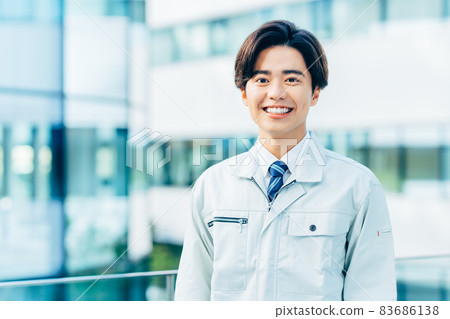 Male young worker shooting cooperation "LINK FOREST" Male young worker shooting cooperation "LINK FOREST" 83686138