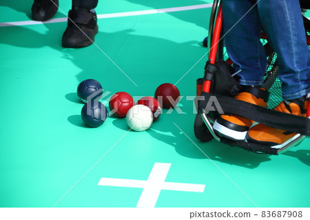 Boccia（殘疾人、殘疾人、殘疾人、殘疾人運動、全民運動） 83687908