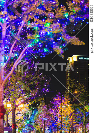 [Osaka] Ginkgo and Midosuji illuminations 83688095