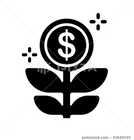 Investment / Asset Management / Asset Formation / Long-term Investment Vector Icon Illustration 83689585