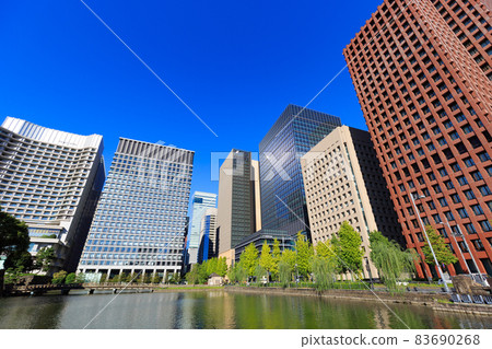 東京丸之內 Cityscape 瑞穗丸之內塔和銀行大廳 東京丸之內 Cityscape 瑞穗丸之內塔和銀行大廳 83690268