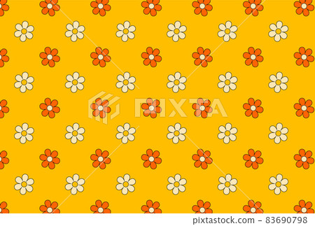 Retro floral background material Retro floral background material 83690798