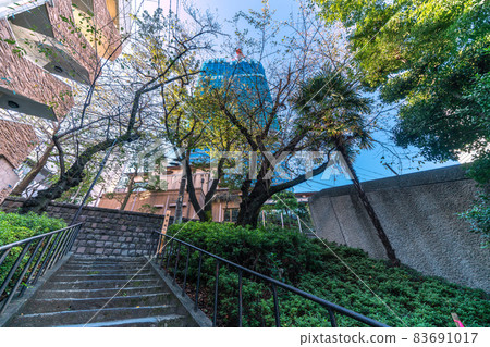 日本東京城市景觀 Toranomon / Azabudai 項目附近的 Gangi-zaka 景觀 日本東京城市景觀 Toranomon / Azabudai 項目附近的 Gangi-zaka 景觀 83691017