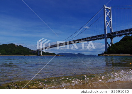 View from Innoshima Ohashi Memorial Park in Innoshima, Onomichi City, Hiroshima Prefecture 83691080