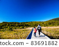 Jododaira, Fukushima Prefecture Parents and children walking on the road to Issaikyo 83691882