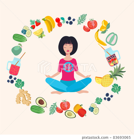 yoga and Fitness concept banner. yoga and Fitness concept banner. 83693065