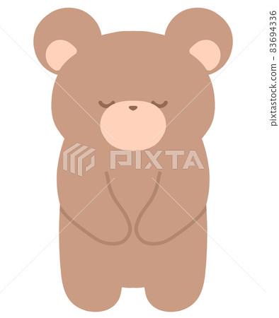 Bear bowing 83694336