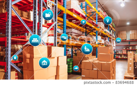 Smart warehouse management system with innovative internet of things technology Smart warehouse management system with innovative internet of things technology 83694688