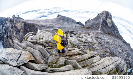 Nature landscape at the top of Mount Kinabalu in Malaysia Nature landscape at the top of Mount Kinabalu in Malaysia 83695190