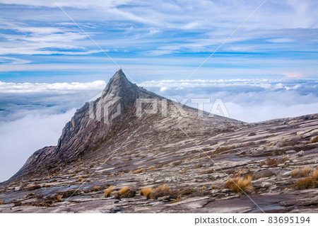Nature landscape at the top of Mount Kinabalu in Malaysia 83695194