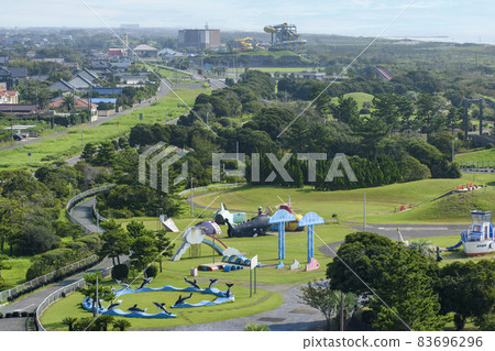 千葉縣蓮沼海濱公園觀景台的景色 83696296