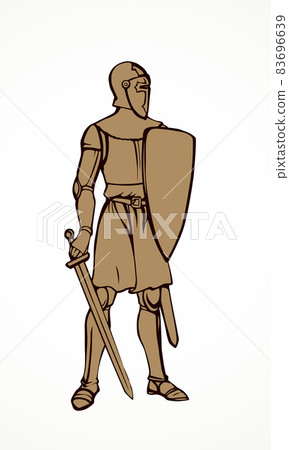 Knight. Vector drawing Knight. Vector drawing 83696639