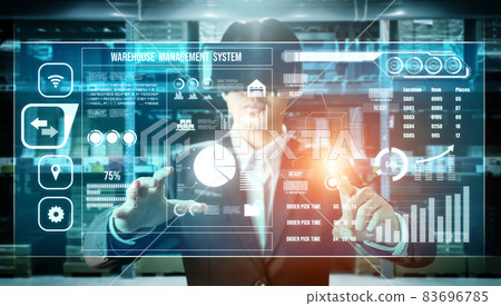 Future virtual reality technology for innovative VR warehouse management 83696785
