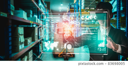 Future virtual reality technology for innovative VR warehouse management 83698005