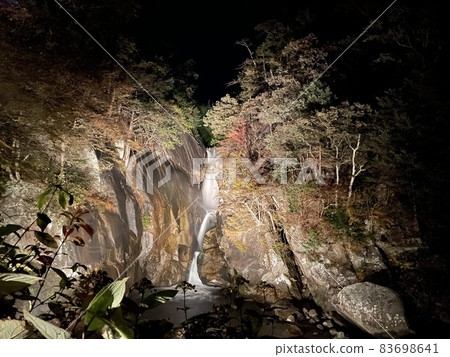 Illuminated night Shosenkyo 83698641