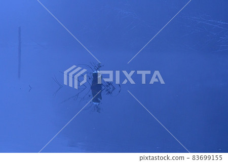 Taisho Pond and Kuchiki surrounded by fog 83699155