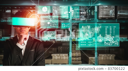 Future virtual reality technology for innovative VR warehouse management 83700122
