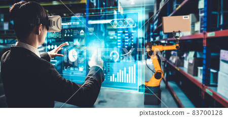 Future virtual reality technology for innovative VR warehouse management 83700128