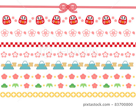 Japanese style decorative ruled set Japanese style decorative ruled set 83700800