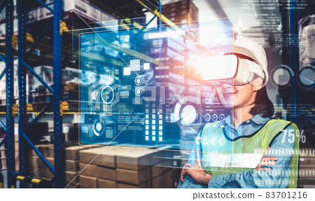 Future virtual reality technology for innovative VR warehouse management 83701216