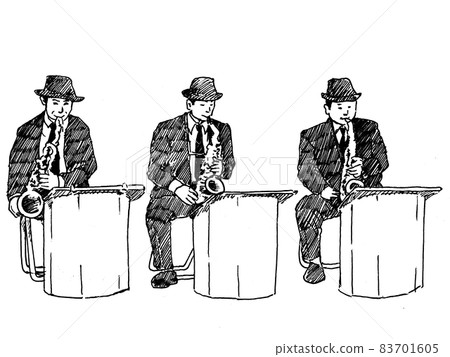 爵士樂隊演奏大樂隊 83701605