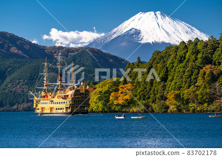 《Kanagawa Prefecture》 Scenery of Mt. Fuji and Lake Ashi / Motohakone 《Kanagawa Prefecture》 Scenery of Mt. Fuji and Lake Ashi / Motohakone 83702178