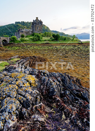 Eilean Donan Castle on Loch Duich - Dornie Scotland 83702472